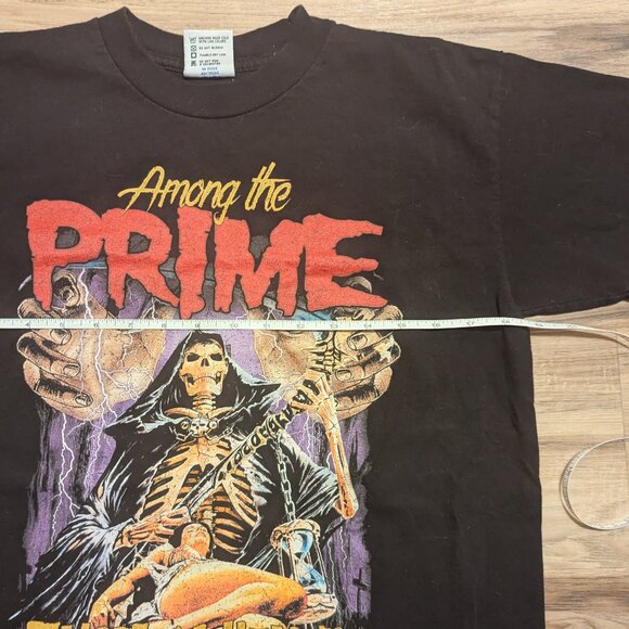 Among the Prime Beware of Human Black Graphic Tee, M - Picture 3 of 5